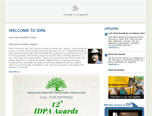 Tablet Screenshot of idpaindia.org